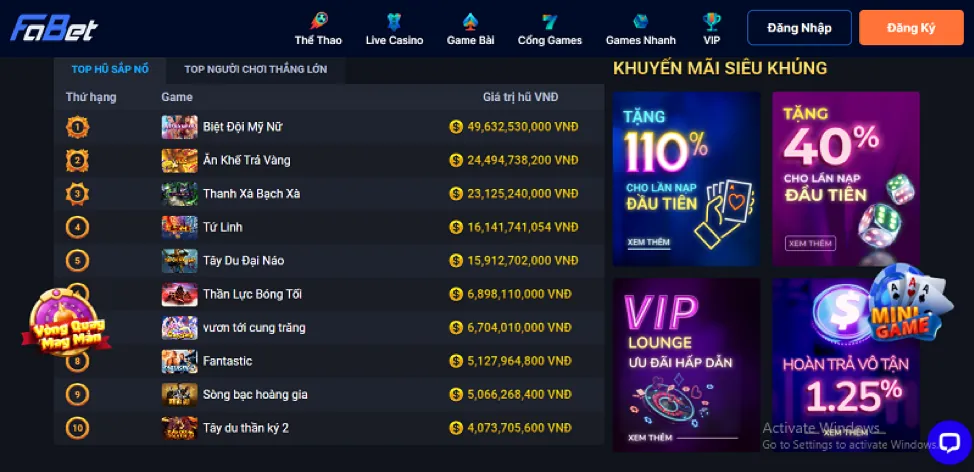 Game Bắn cá Kbet